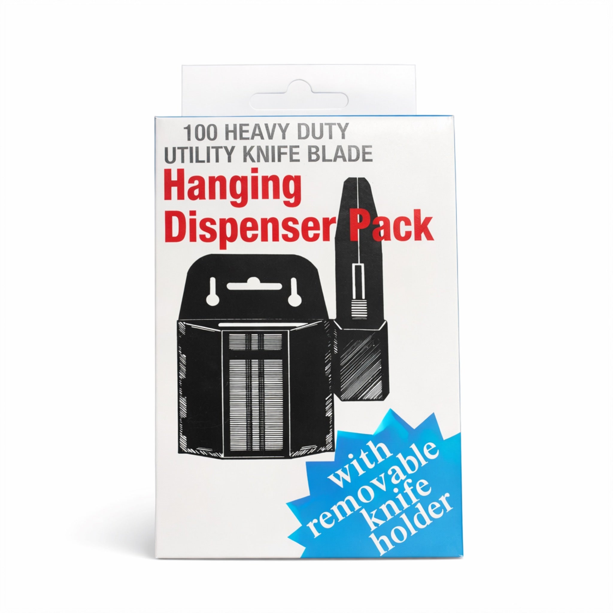 US Blade Hook Utility Blade – 100 Pack with Dispenser
