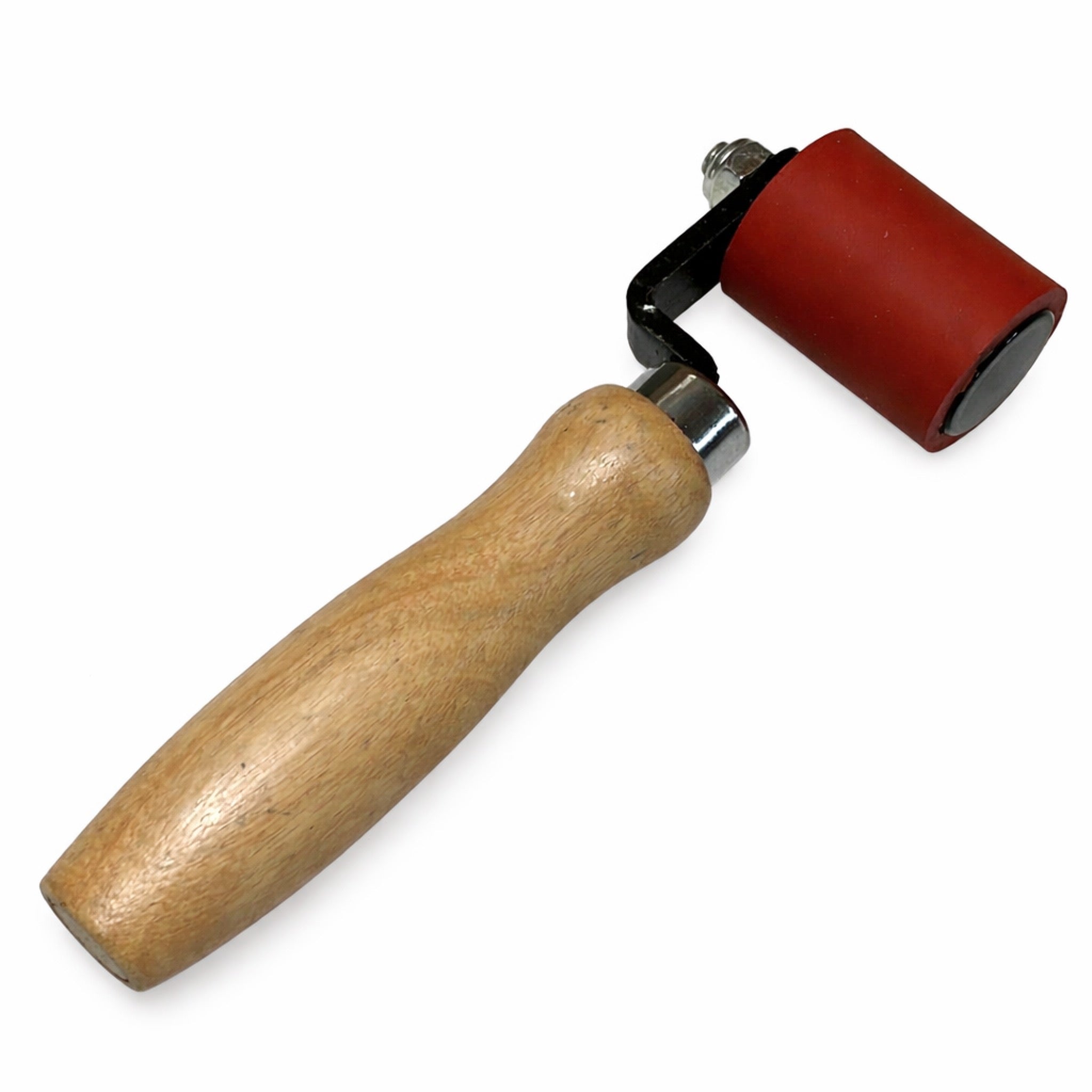 Silicone Seam Roller 1" x 2" with Wood Handle