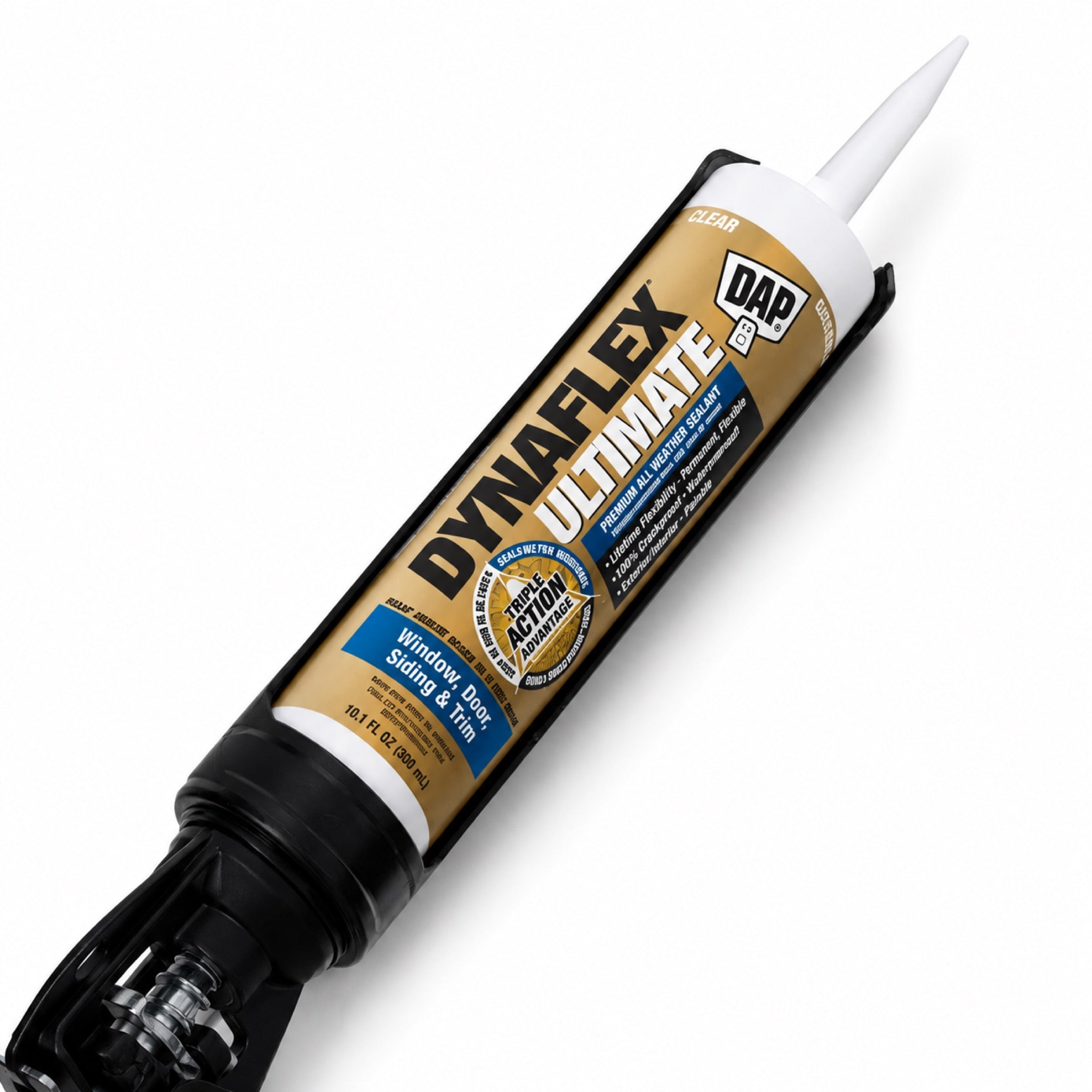 DAP Dynaflex Ultimate Premium All Weather Exterior Window, Door, Siding & Trim Sealant - 10.1 oz. White