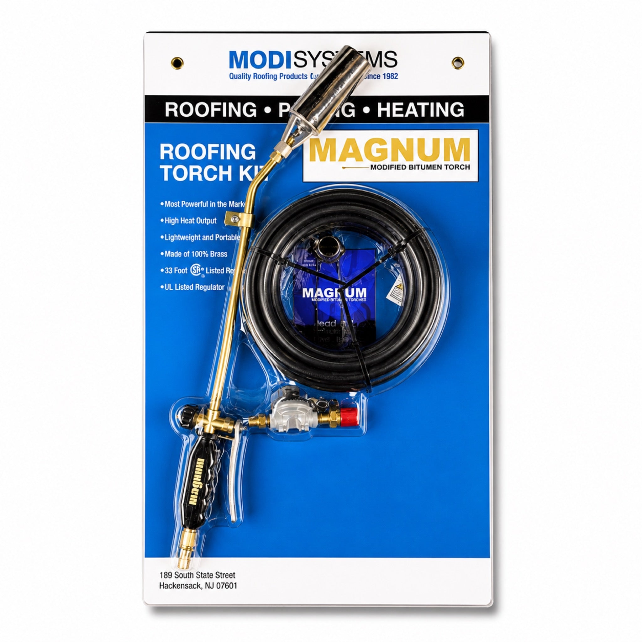 Modi Magnum Field Torch Kit # L-100S w/ 16" Brass Handle 50mm Nozzle