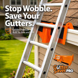 Gutter Saver PRO - Ladder Stabilizer & Gutter Protector for Extension Ladders