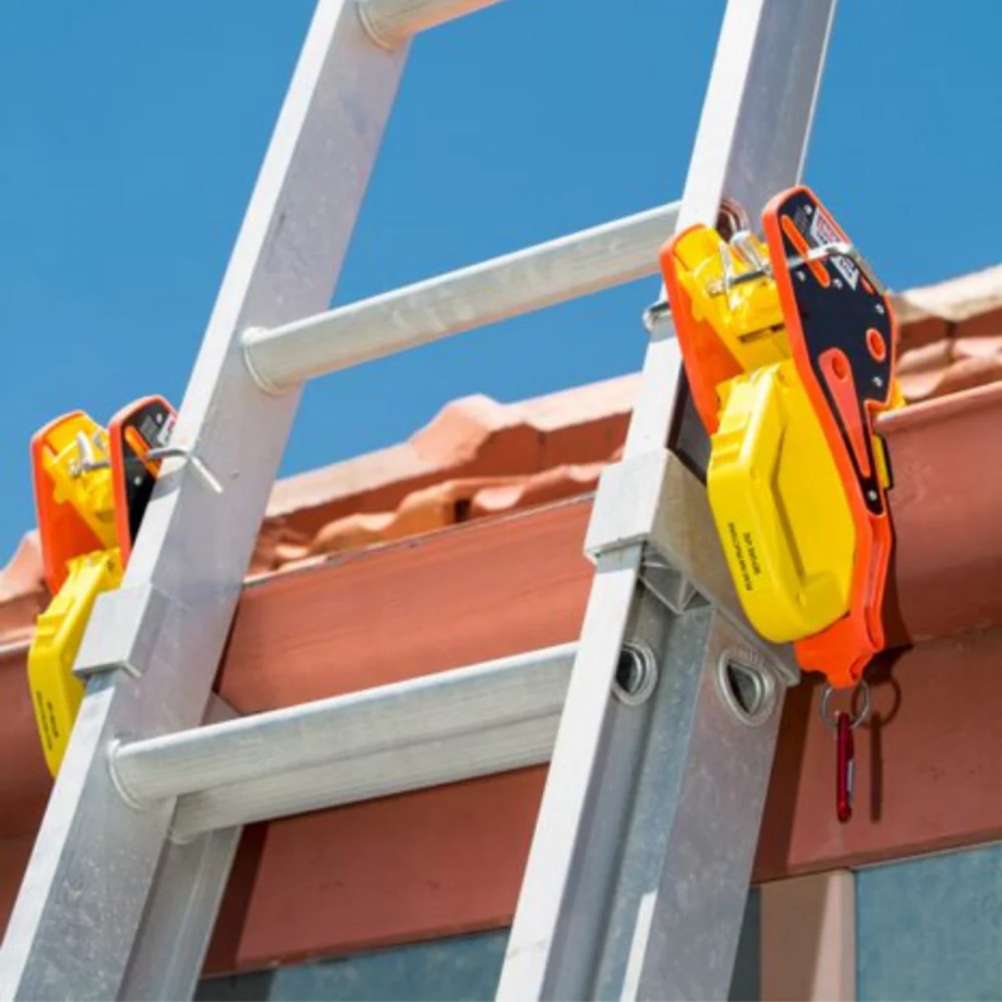 Lock Jaw Ladder Grip - Roof Ladder Stabilizer Hook for Gutters