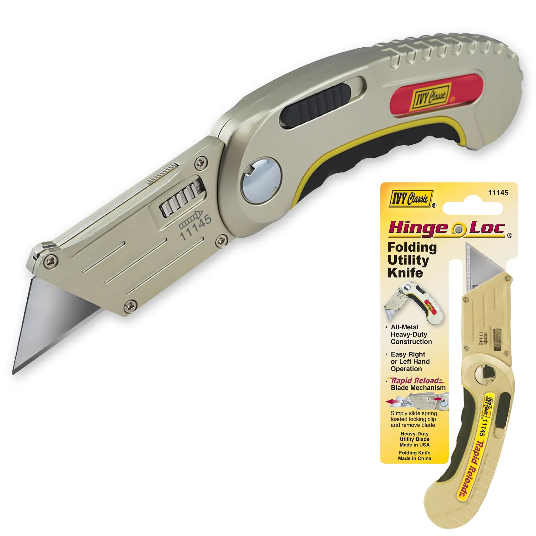 Ivy Classic Knife – Hinge Loc® Folding Utility Knife