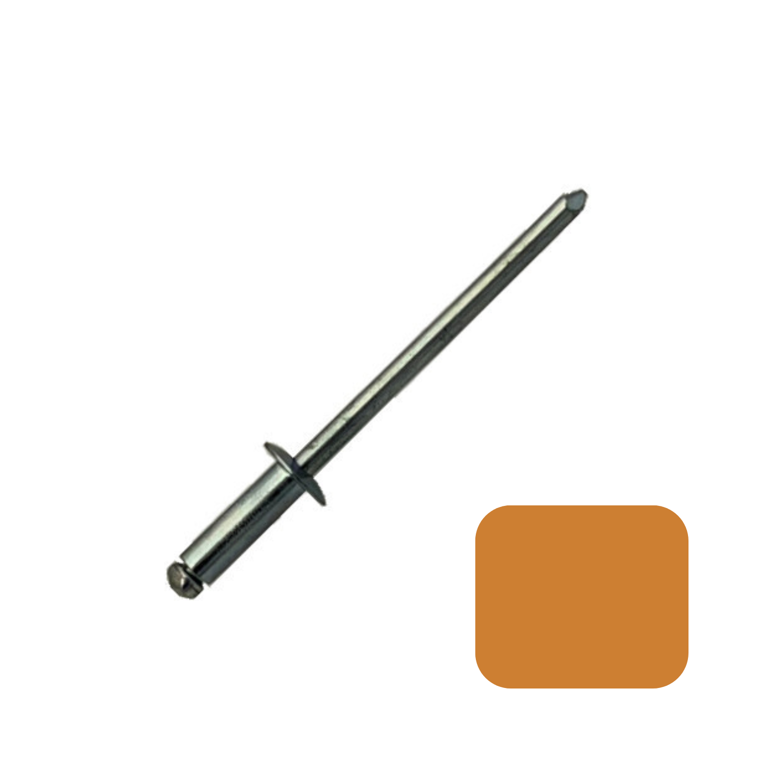 Blind Pop Rivets for Gutters & Sheet Metal - Aluminum, Copper, Stainless Steel (100/bag)