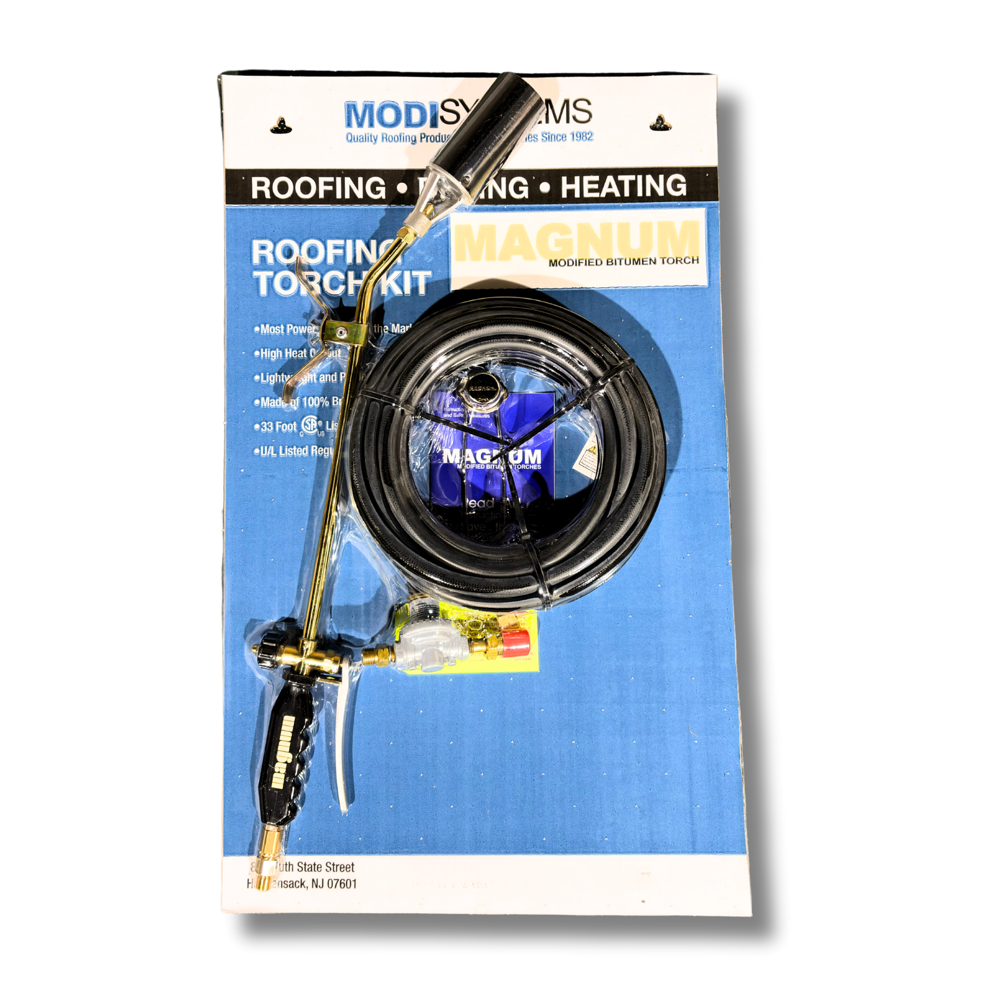 Modi Magnum Field Torch Kit # L-100S w/ 16" Brass Handle 50mm Nozzle