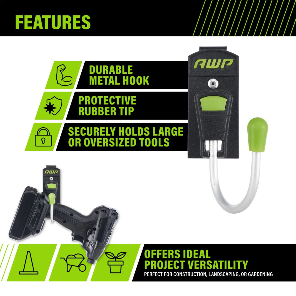 AWP Monster Hook Heavy-Duty Swivel Tool Holder