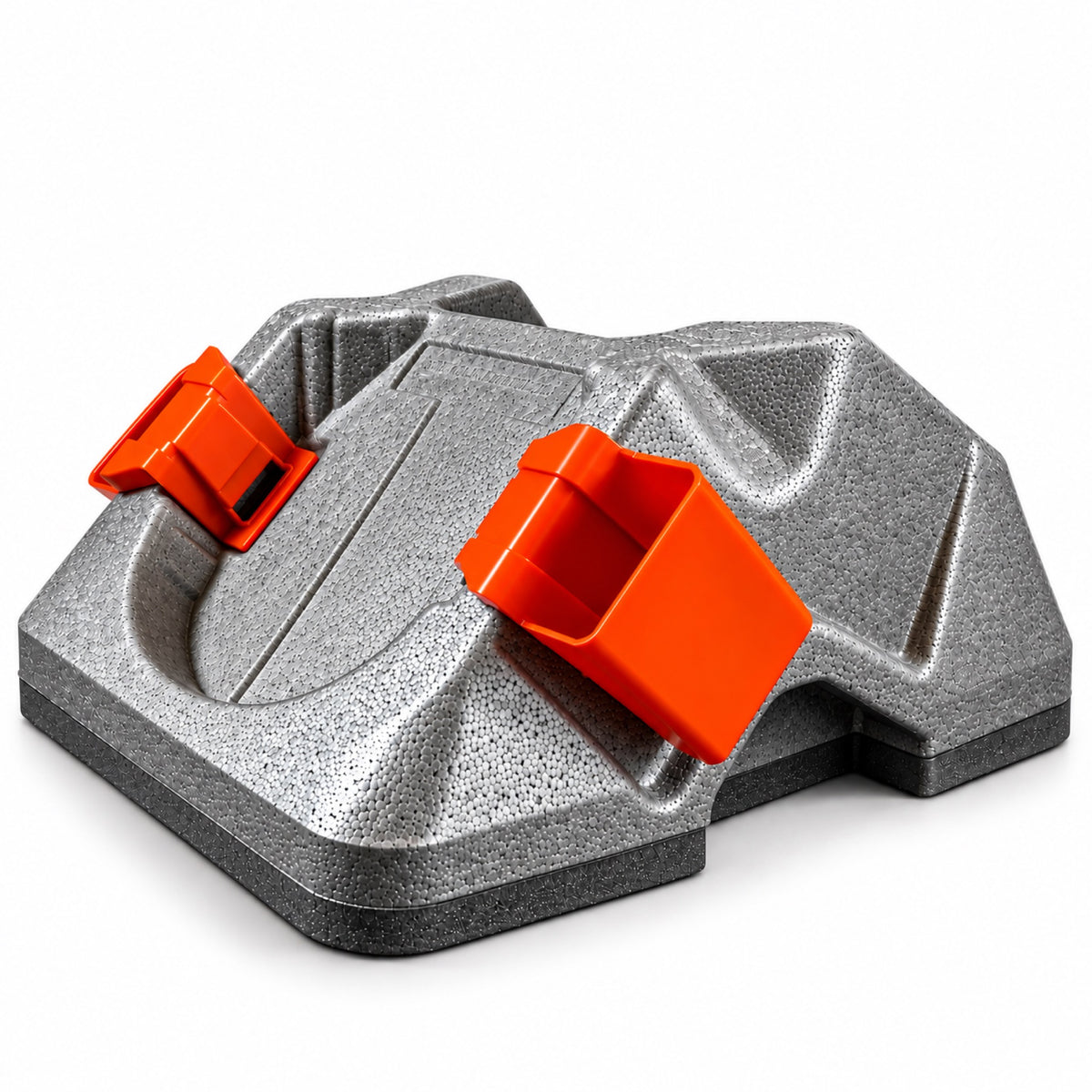BMF Pail Anchor w/ Foam Base - Steep Slope Pail & Tool Holder with Trowel and Tool Cups