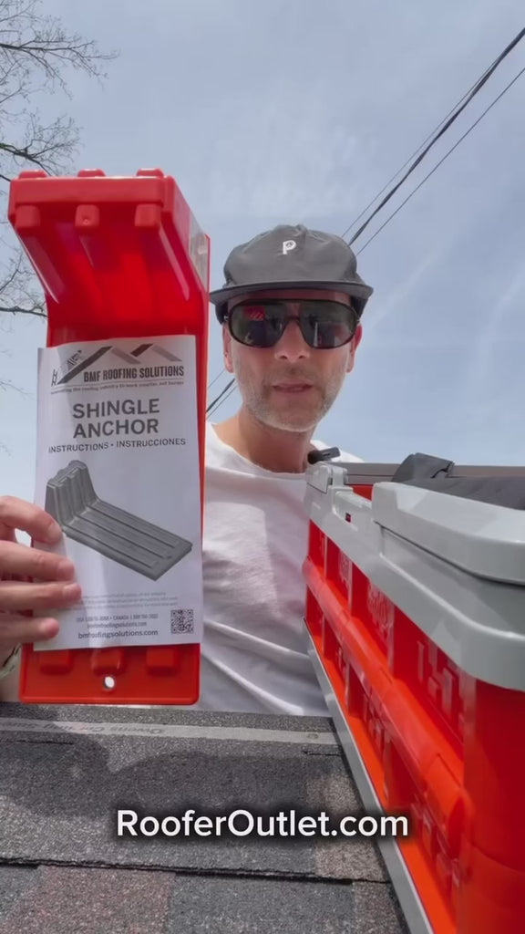 Shingle Anchor with Non-Slip Foam Base For Rooftops (1 Piece)