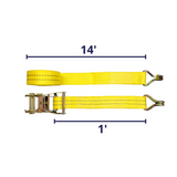 Heavy Duty Ratchet Tie Down – 1.5" x 15'