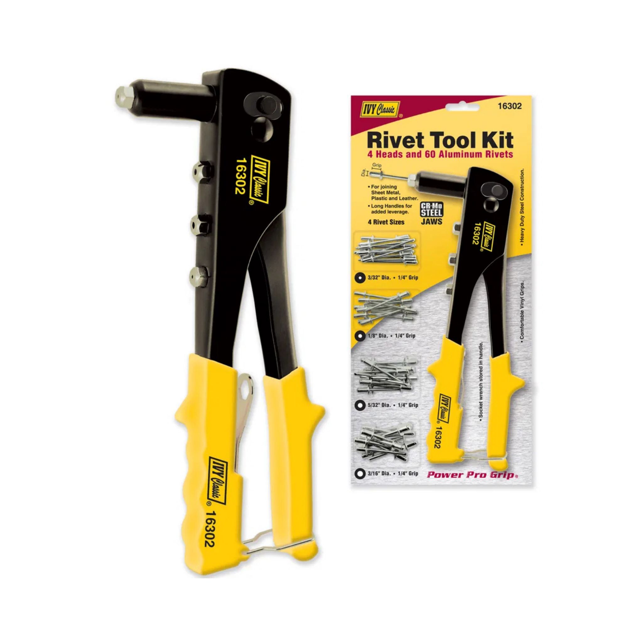 Ivy Classic Hand Riveter - Rivet Tool Kit
