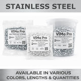 Self Piercing "Zip" Screws 1/4" Hex Head - STAINLESS STEEL for Gutters & Sheet Metal